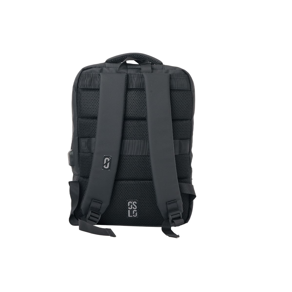 Mochila Oslo USB compartimiento múltiple atras