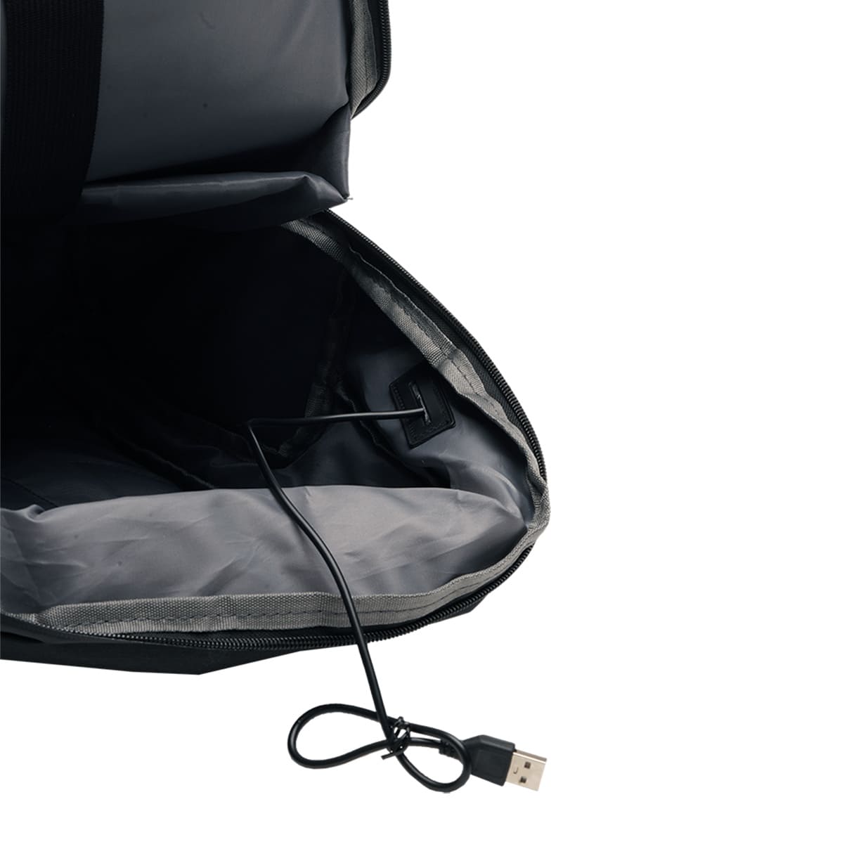 Porta Notebook impermeable cierre oculto USB cable